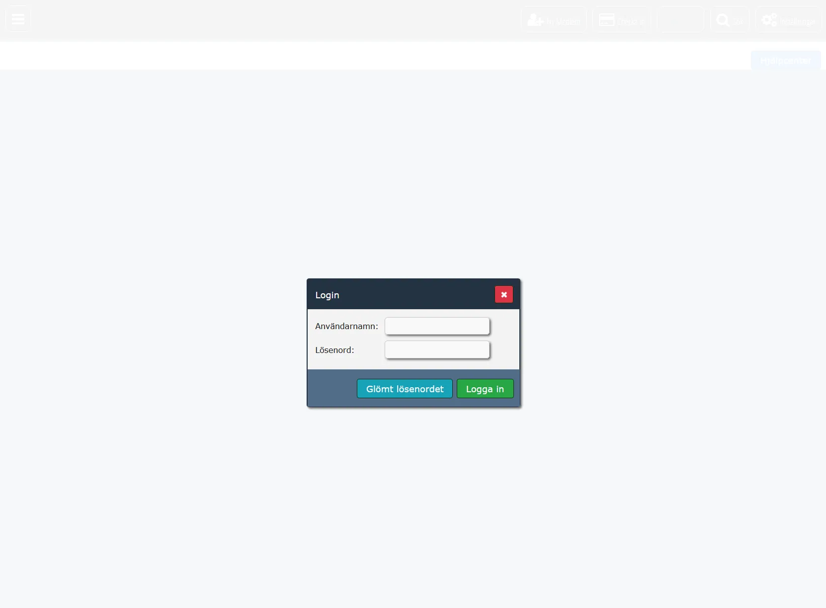 Default page on website